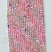 Koraliki z kameniem szlachetnym, Morganit, Koło, Naturalne, różnej wielkości do wyboru & fasetowany, różowy, sprzedane przez Strand