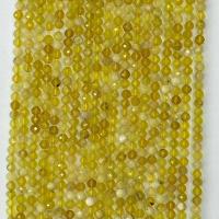 Gemstone Jewelry Beads Yellow Opal Round natural & faceted yellow Sold Per Approx 14.96 Inch Strand