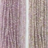 Gemstone Jewelry Beads Kunzite Round natural  & faceted purple Sold Per Approx 14.96 Inch Strand