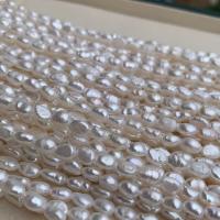 Keishi 培養した淡水の真珠, 天然有核フレッシュウォーターパール, DIY, ホワイト, 4-5mm, で販売される 約 15 インチ ストランド