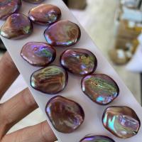 Perles nacres baroques de culture d'eau douce , perle d'eau douce cultivée, DIY, violet, 17-18mm, Vendu par paire