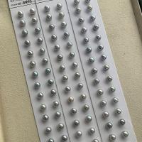 Akoya kultivované perly Korálek, DIY & half-vrtané, 6.5-7mm, Prodáno By Pair