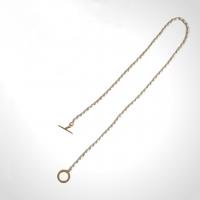 Freshwater Pearl Necklace, with Brass, fashion jewelry & for woman, white, 3.5-4mm, Length:Approx 41.5 cm, Sold By PC
