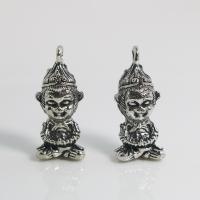 Tibetan Style Pendants, antique silver color plated, DIY, nickel, lead & cadmium free, 14.70x33.70x13mm, Sold By PC