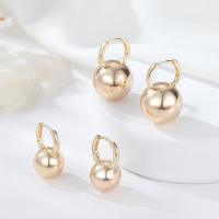 Brass Drop Earring gold color plated fashion jewelry & for woman nickel lead & cadmium free Sold By Pair