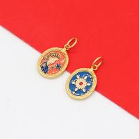Brass Jewelry Pendants gold color plated fashion jewelry & DIY & for woman nickel lead & cadmium free Sold By PC