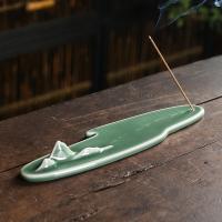 Porcelain Incense Seat, handmade, for home and office & durable, 245x55x28mm, Sold By PC