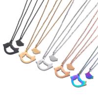 Stainless Steel Jewelry Necklace 304 Stainless Steel Bird 2 pieces & fashion jewelry & for woman 13*15.5mm 23*25.8mm Length Approx 15.75 Inch Approx 17.72 Inch Sold By Set