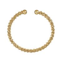 Cink ötvözet Bangle Jewelry, arany színű aranyozott, Koreai divat & a nő, 60mm, Által értékesített PC