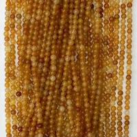 Perles aventurine, aventurine rouge, Rond, naturel, normes différentes pour le choix & facettes, orange rougeâtre, Vendu par Environ 14.96 pouce brin