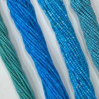 Perles turquoises, turquoise, Rond, naturel, normes différentes pour le choix & facettes, pourpe, Vendu par Environ 14.96 pouce brin