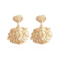 Zinklegierung Ohrringe, Modeschmuck & für Frau, goldfarben, frei von Nickel, Blei & Kadmium, 43x32mm, verkauft von Paar