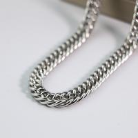 Nehrđajući čelik nakit lanac, 304 nehrđajućeg čelika, možete DIY, izvorna boja, 7.50mm, Prodano By m