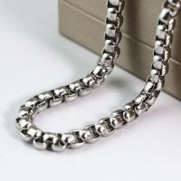 Stainless Steel Box Chain, 304 Stainless Steel, DIY, original color, 6mm, Sold By m