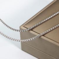 Rustfrit stål smykker kæde, 304 rustfrit stål, du kan DIY, oprindelige farve, 2.50mm, Solgt af m