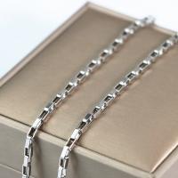 Stainless Steel Box Chain 304 Stainless Steel DIY original color 3mm Sold By m