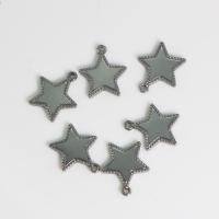 Stainless Steel Pendants 304 Stainless Steel Star polished vintage & DIY original color Sold By PC