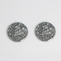 Stainless Steel Pendants, 304 Stainless Steel, Flat Round, vintage & DIY, original color, 21x2mm, Sold By PC