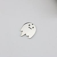 Stainless Steel Pendants, 304 Stainless Steel, Ghost, polished, DIY, original color, 24.50x30.50x1.80mm, Sold By PC