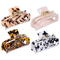 Hair Claw Clips, Acetate, stoving varnish, 4 pieces & fashion jewelry & for woman, 4PCs/Set, Sold By Set