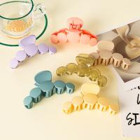 Hair Claw Clips, Polystyrene, stoving varnish, fashion jewelry & for woman, more colors for choice, 100mm, Sold By PC