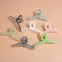 Hair Claw Clips, Plastic, fashion jewelry & for woman & enamel, more colors for choice, 110mm, Sold By PC