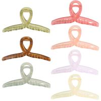 Hair Claw Clips Acrylic injection moulding fashion jewelry & for woman 130mm Sold By PC