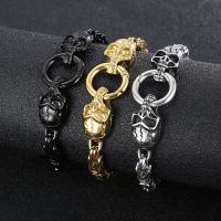 Stainless Steel Jewelry Bracelet 304 Stainless Steel plated fashion jewelry & for man Length Approx 8.27 Inch Sold By PC