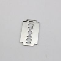 Stainless Steel Pendants, 304 Stainless Steel, Razor Blade, polished, DIY, original color, 27x45x1.40mm, Sold By PC