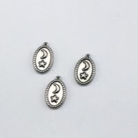 Stainless Steel Pendants 304 Stainless Steel Oval polished DIY original color Sold By PC