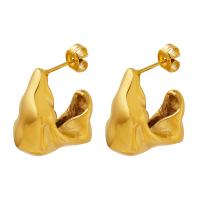 Titan Stahl Ohrring, Titanstahl, plattiert, Modeschmuck & für Frau, keine, 15x17mm, verkauft von Paar