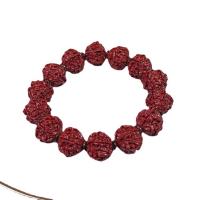 Fashion Bracelet Cinnabar, cinabre, unisexe, rouge vermeil, 16mm, Longueur Environ 7.87 pouce, Vendu par PC