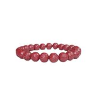 Fashion Bracelet Cinnabar, cinabre, unisexe, rouge vermeil, 9mm, Longueur:Environ 7.87 pouce, Vendu par PC