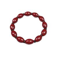 Fashion Bracelet Cinnabar, cinabre, unisexe, rouge vermeil, 9.60mm, Longueur:Environ 7.87 pouce, Vendu par PC