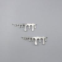 Stainless Steel Connector, 304 Stainless Steel, polished, DIY & 1/1 loop, original color, 82.20x26.30x1.90mm, Sold By PC