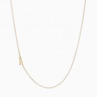 Titanstahl Halskette, mit Verlängerungskettchen von 5cm, Alphabet-Buchstabe, Buchstaben sind von A bis Z & für Frau, keine, 2.60x7mm, Länge ca. 40 cm, verkauft von PC
