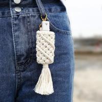 Cotton Thread Bag Pendant with Zinc Alloy handmade fashion jewelry & for woman Approx Sold By Lot