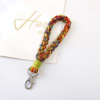 Bag Purse Charms Keyrings Keychains Cotton Thread handmade fashion jewelry Length Approx 13 cm Approx Sold By Lot
