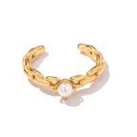 Sladkovodní Pearl náušnice, s Sladkovodní Pearl, módní šperky & pro ženy, zlatý, 6x22.50mm, Prodáno By PC