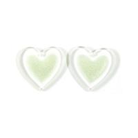Acrylic Pendants, Heart, DIY, more colors for choice, 34x34mm, Sold By PC