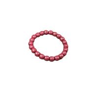 Fashion Bracelet Cinnabar, cinabre, unisexe, rouge vermeil, 9.50mm, Longueur Environ 7.87 pouce, Vendu par PC