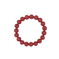 Fashion Cinnabar Bracelet, Unisex & different size for choice, vermeil, Length:Approx 7 Inch, Sold By PC