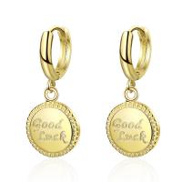 Brass Drop Earring plated fashion jewelry & for woman nickel lead & cadmium free Sold By Pair