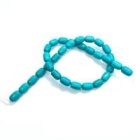Gemstone Jewelry Beads Blue Turquoise Column DIY blue Sold Per Approx 38 cm Strand