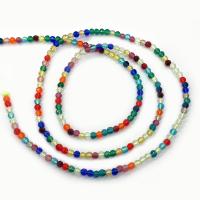 Kristall-Perlen, Kristall, DIY & verschiedene Größen vorhanden, Mehrfarbige, verkauft von Strang