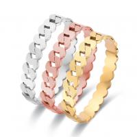 Partículas de aço pulseira comum, joias de moda & para mulher, Mais cores pare escolha, Diametro interno:Aprox 48x58mm, vendido por PC