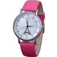 Women Wrist Watch, PU Leather, with Glass & 304 Stainless Steel & Tibetan Style, plated, waterproofless & for woman, more colors for choice, 250x40x11mm, Sold By PC