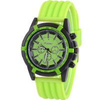 Men Wrist Watch, Silicone, with Glass & 304 Stainless Steel & Tibetan Style, plated, waterproofless & for man, more colors for choice, 280x46x12mm, Sold By PC