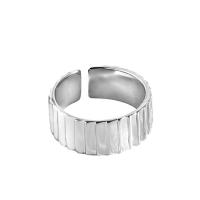 Solidny srebrny pierścień, Srebro 925, Platerowane platyną, Koreański styl & różnej wielkości do wyboru & dla kobiety, rozmiar:5-6, sprzedane przez PC