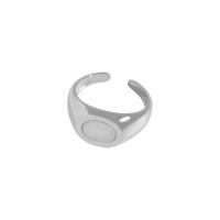 Sterling Silver Jewelry Finger Ring, 925 argento sterlina, with occhi di gatto, placcato, Stile coreano & regolabile & per la donna, nessuno, 10.35mm, Misura:6, Venduto da PC